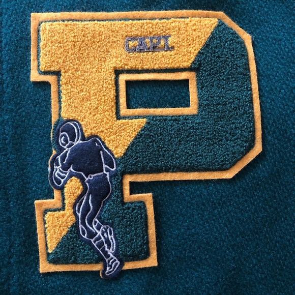 NWT Polo Ralph Lauren Leather Wool Letterman Tiger Logo Varsity Jacket Size S - Picture 6 of 16